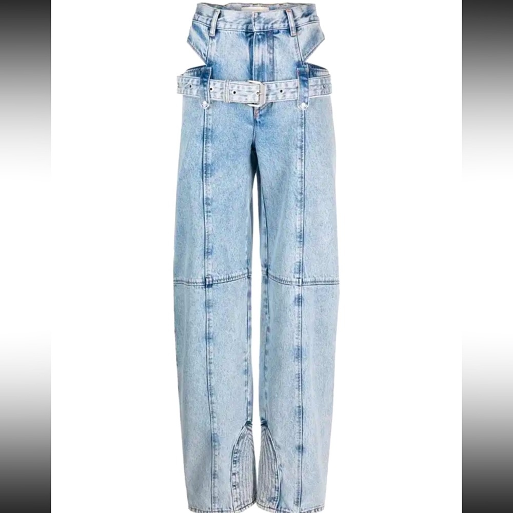 Women’s cutout waist jeans - Picture 4 of 4